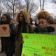 Students participate in a walkout to protest gun violence, Wednesday, March 14, 2018 in Prospect Park in the Brooklyn borough of New York, one month after the deadly shooting inside a high school in Parkland, Fla.